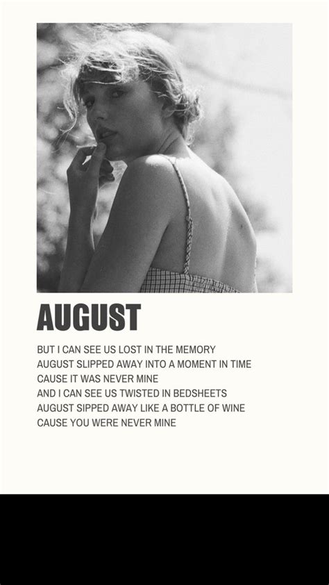 august lyrics taylor swift|august taylor swift lyrics meaning.